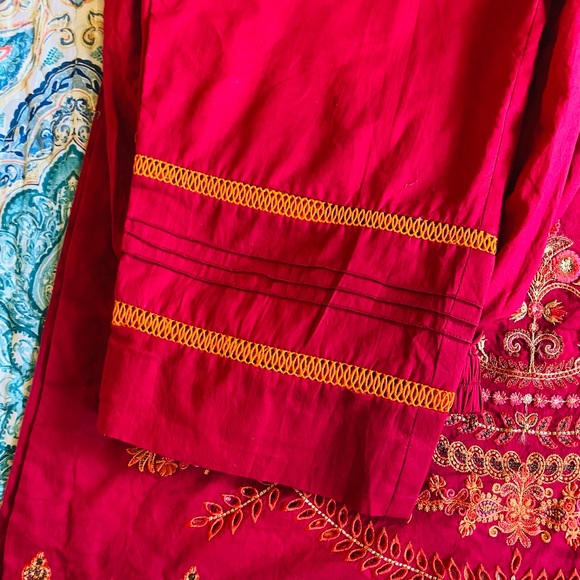 Pakistani 3 picec ladies full embroidery dress - Picture 7 of 7